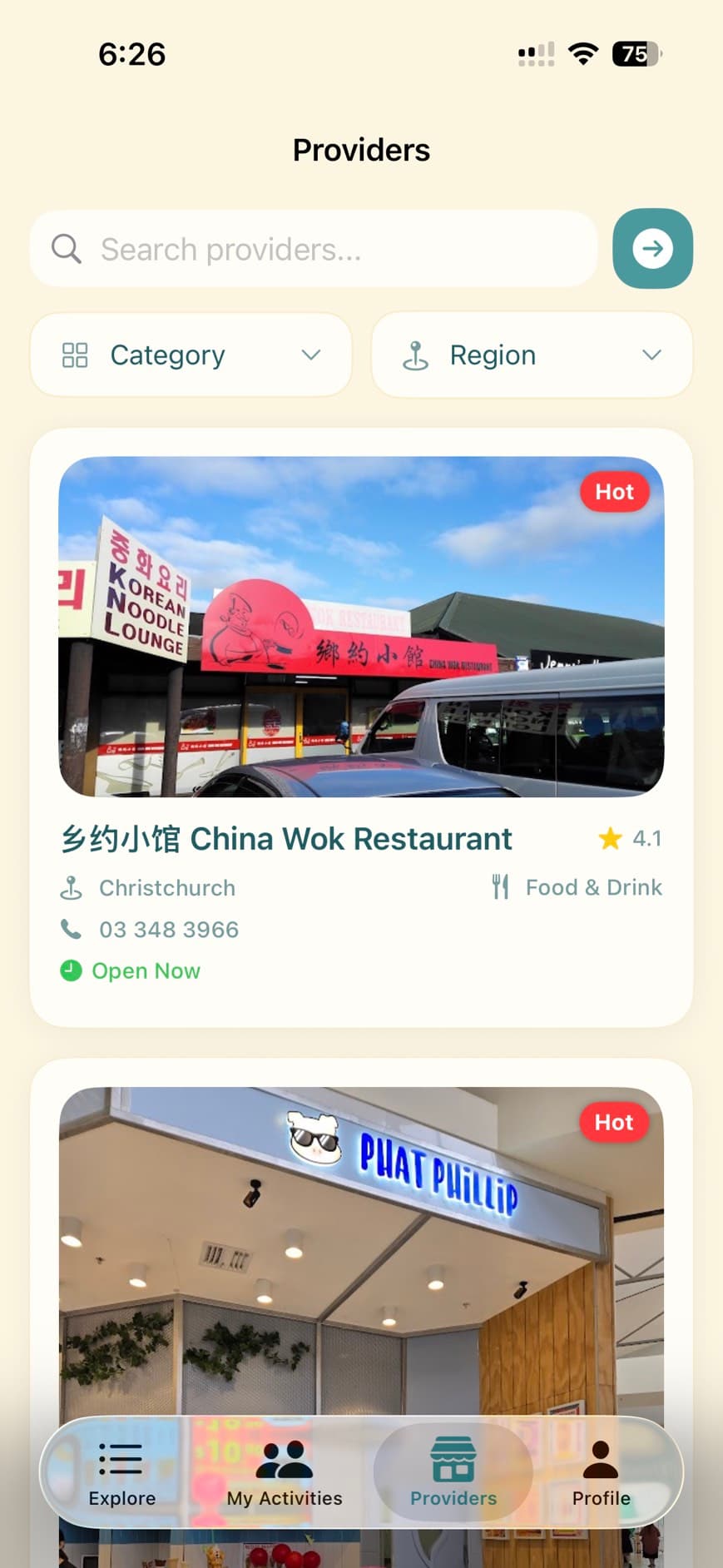 Meet Trip App Mockup